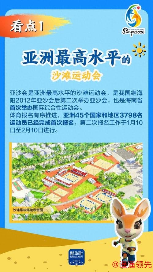 亚沙会倒计时100天，最全看点来了！